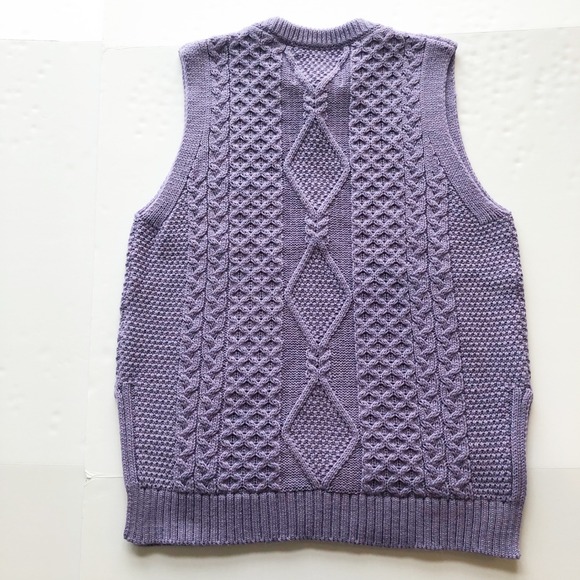 BLARNEY WOOLEN MILLS Nuala Sleeveless Crew Sweater Vest Womens Medium - Picture 2 of 5